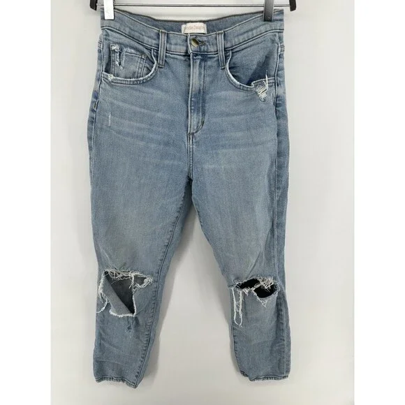 Favorite Daughter Size 28 Otto Boyfriend Destroyed Jeans - Picture 1 of 4